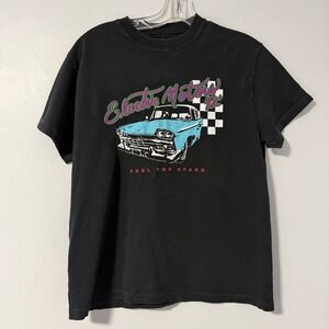 Brandy Melville Black Electric Motors 72 Car‎ Graphic T Shirt 100% Cotton